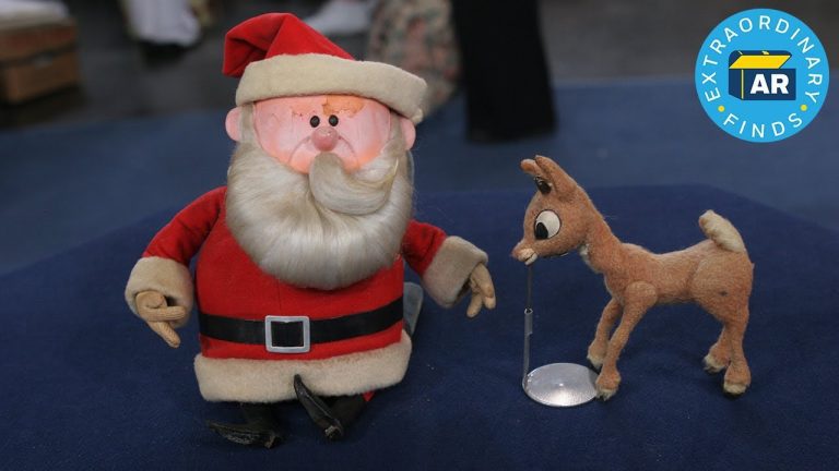 Rudolph and Santa Puppets Surprise Antiques Appraiser And Go On Interesting Journey