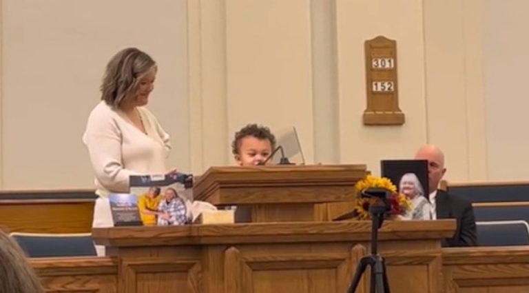Blind 5-Year-Old Boy Touches Hearts Singing Celine Dion Song At His Nana’s Funeral