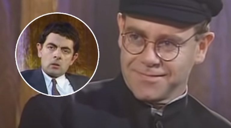 Rowan Atkinson interviews Elton John