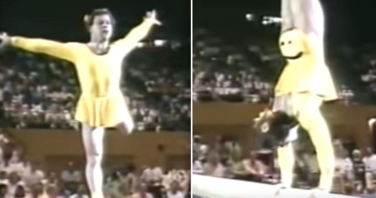 Paul Hunt’s Gymnastics Routine On Beam Is Comedy Gold