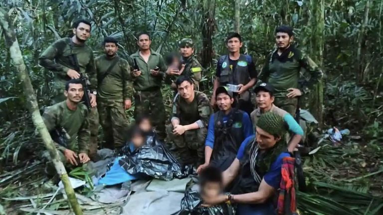 A miracle. Four children found alive after 40 days in Colombia jungle.