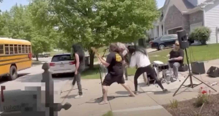 dad performs school's out, embarrasses son