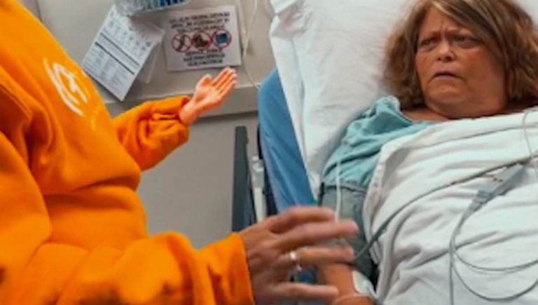 ‘They Gave You Mine’,  Daughter Hilariously Pranks Mom Waking Up From Hand Surgery