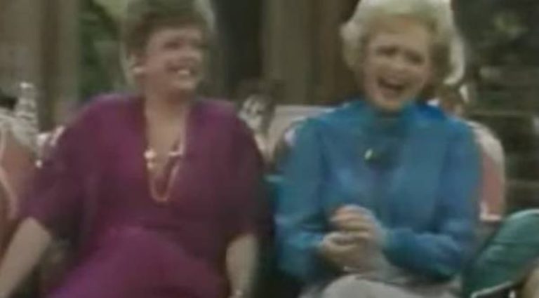 Betty White Bursts Into Laughter At Rue McClanahan’s Naughty Joke On Set Of The Golden Girls