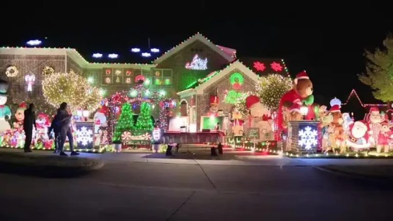 Incredible Christmas light display