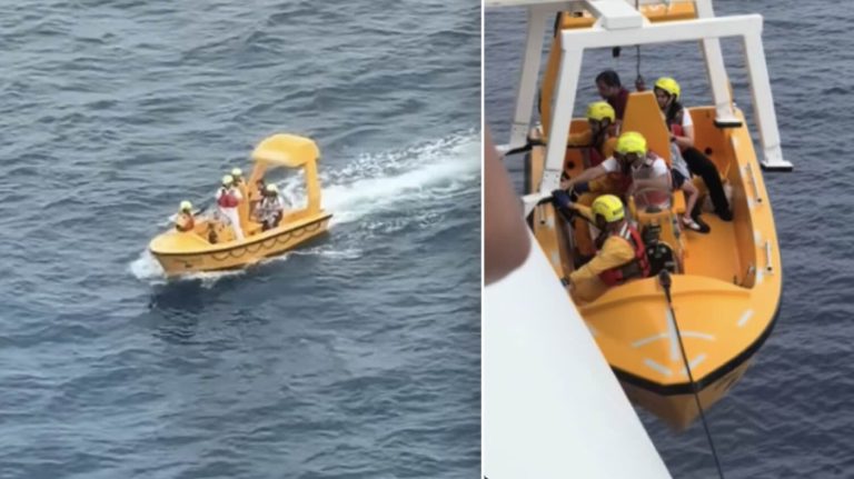 dad and daughter rescued from water