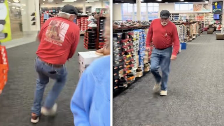 Dad Tries on New Shoes—What Happens Next Has Millions Laughing