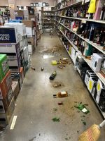 Vandalized Liquor Store Discovers Drunk Raccoon Passed Out on Bathroom
