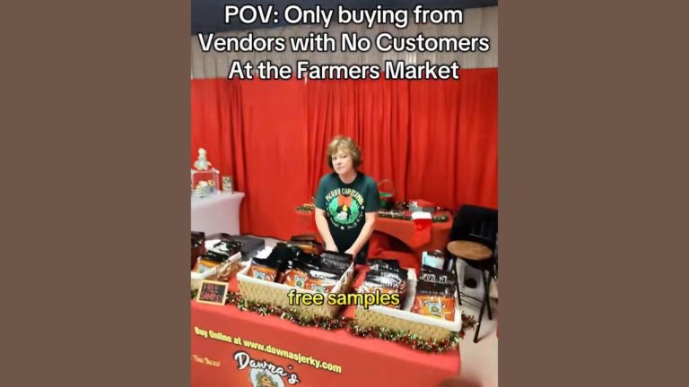 She Had No Customers at the Farmers Market — Then One Man Took a Video